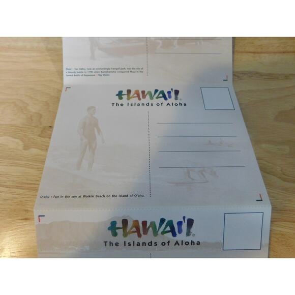 Postcards of Hawaii Set of 7 Vintage  Unused - Picture 15 of 16